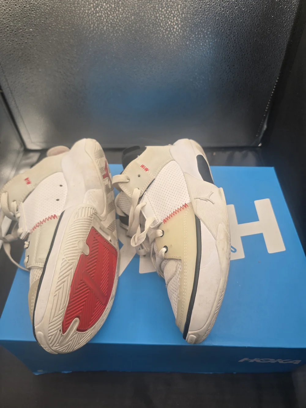 Nike Kids White Black Cream Sneakers